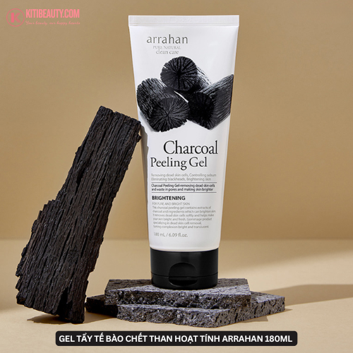 Tẩy Tế Bào Chết Arrahan Peeling Gel 180ml - CHARCOAL (than hoạt tính)